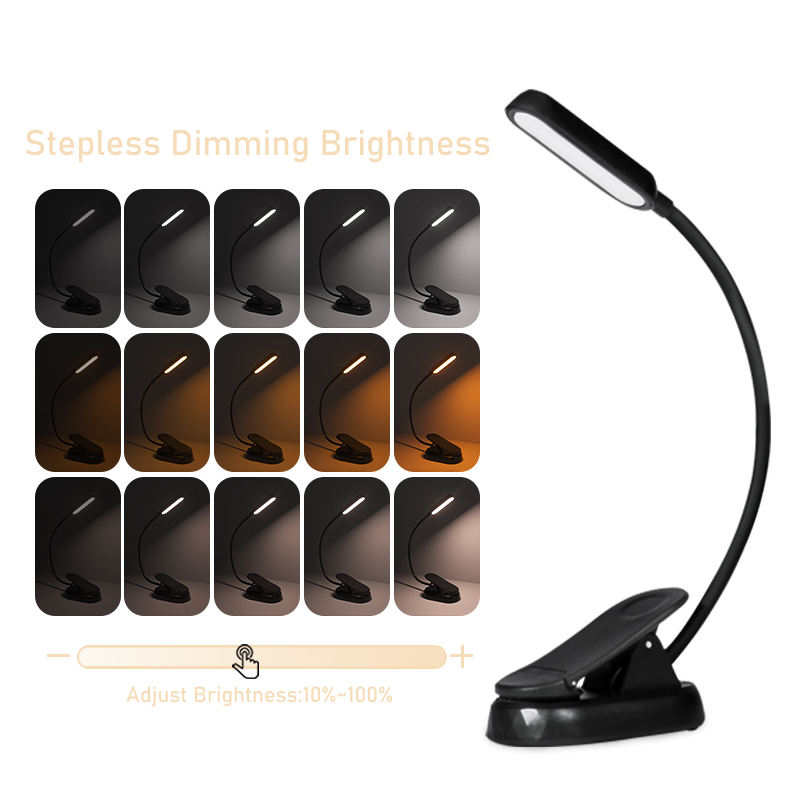 Sino-DS214 Clip-On Book Light | 120lm USB Rechargeable Reading Lamp | Shenzhen Yarrae Technology